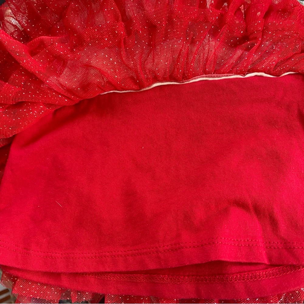 🪩Holiday Editions Red and White Infant Dress - Picture 8 of 9